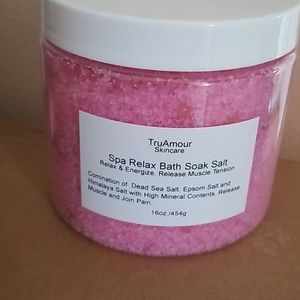 New! TruArmour skin care bath soak salt